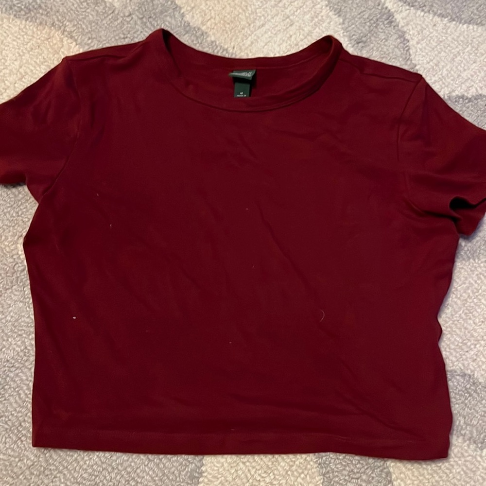 Red Wild Fable Crop Top